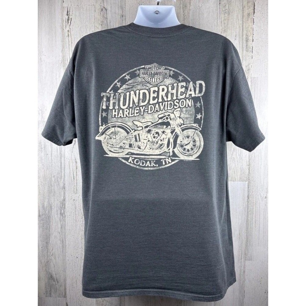 2022 Harley Davidson Motorcycles Kodak Tennessee Distressed T-Shirt XL (23”x30”)